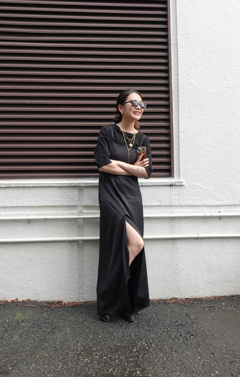 スリットキャミワンピース