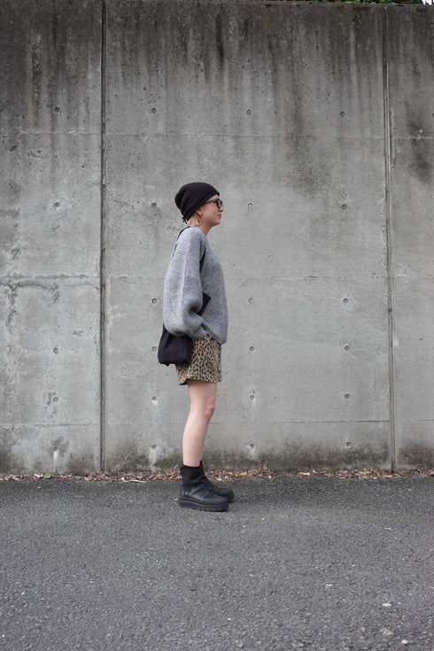 カラーボリュームニット