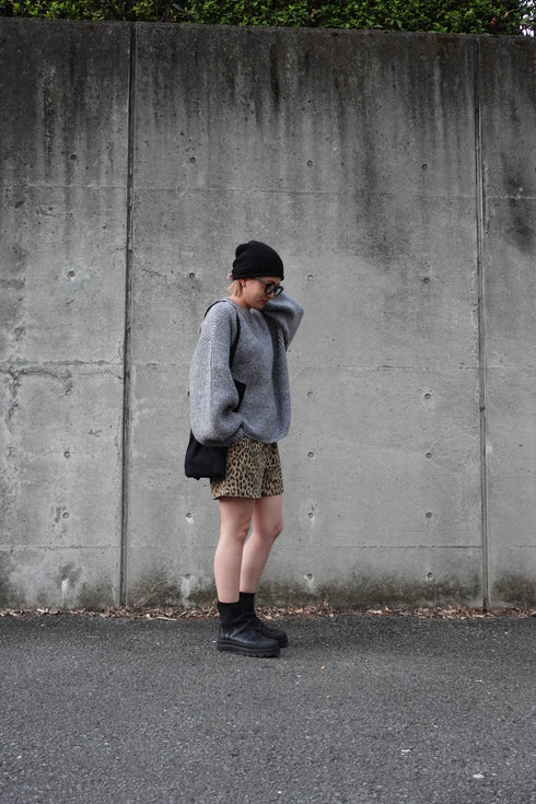 カラーボリュームニット