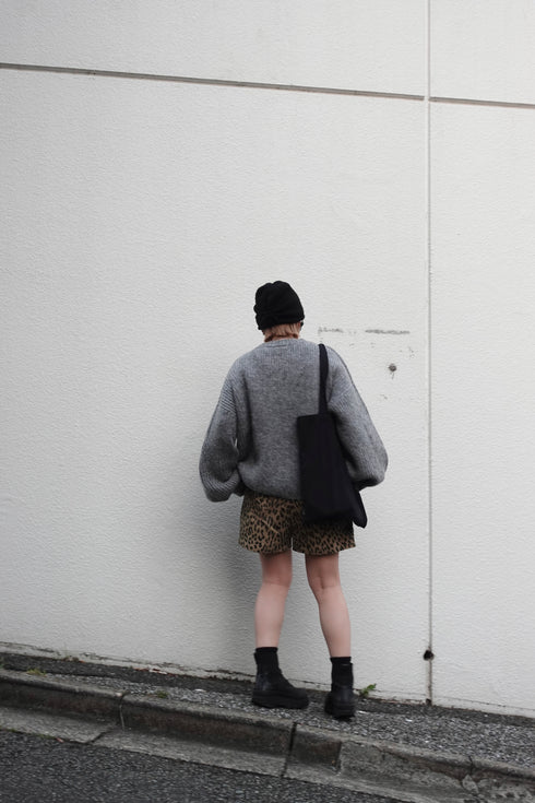 カラーボリュームニット