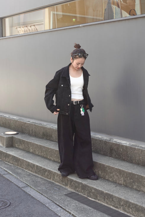 ダブルタックボーイズデニム