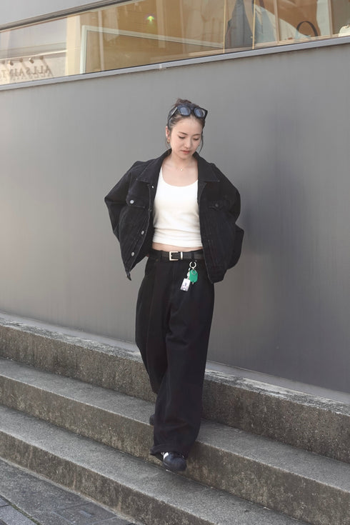 ダブルタックボーイズデニム