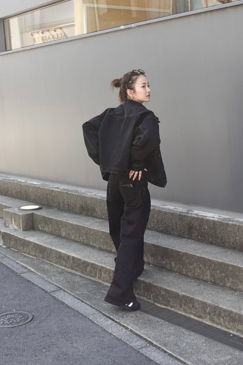 ダブルタックボーイズデニム