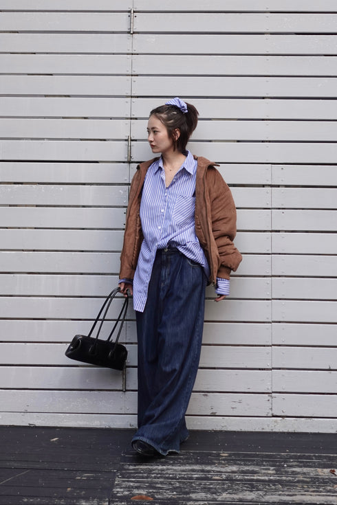 中綿スウェードブルゾン