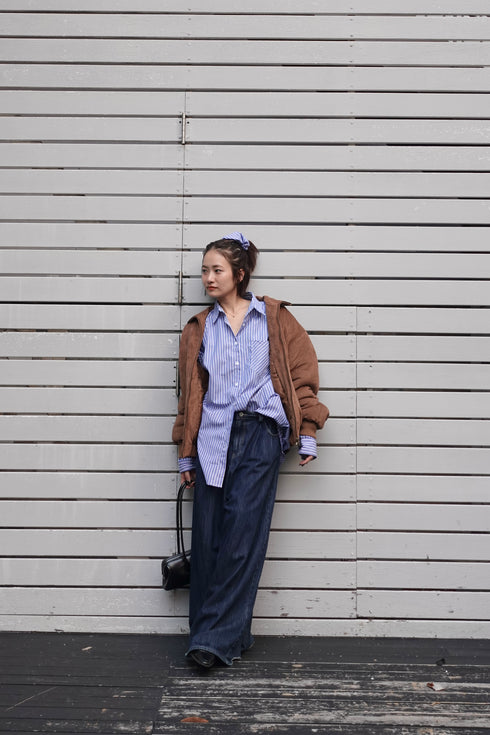 中綿スウェードブルゾン