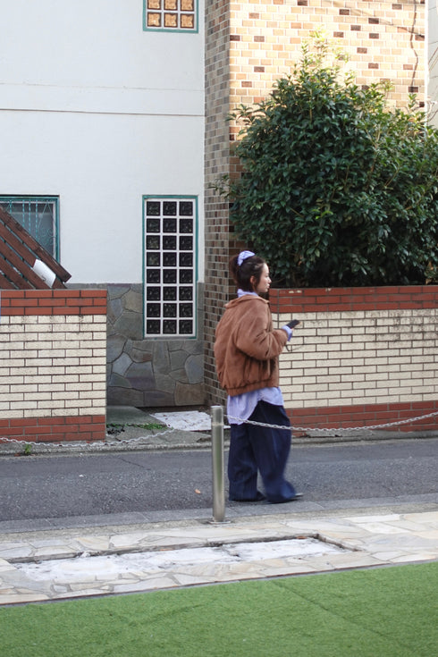 中綿スウェードブルゾン