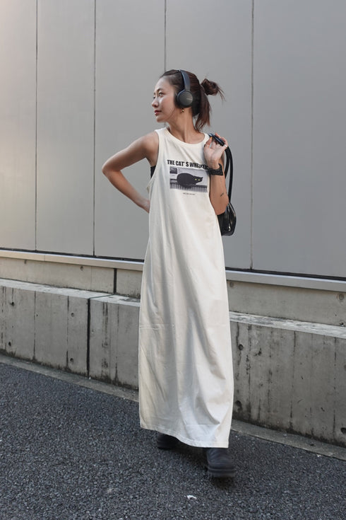 ミャオミャオノースリワンピ