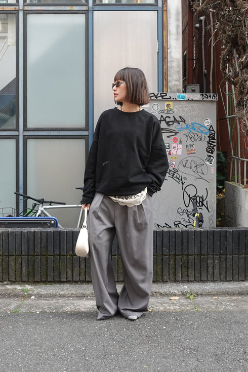 【追加:1月納品】エンブロイダリールーズスウェット