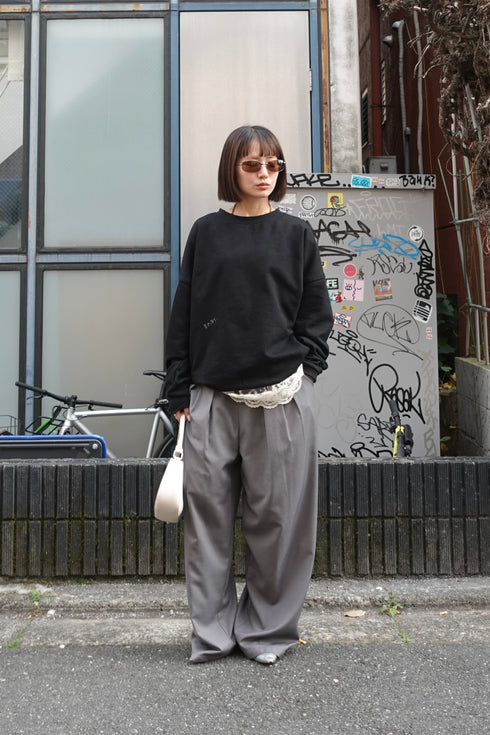 【追加:1月納品】エンブロイダリールーズスウェット