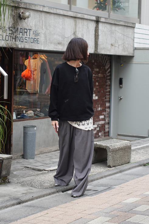 【追加:1月納品】エンブロイダリールーズスウェット