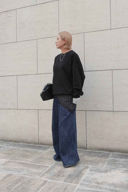 【追加:1月納品】エンブロイダリールーズスウェット