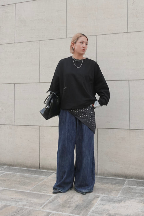 【追加:1月納品】エンブロイダリールーズスウェット