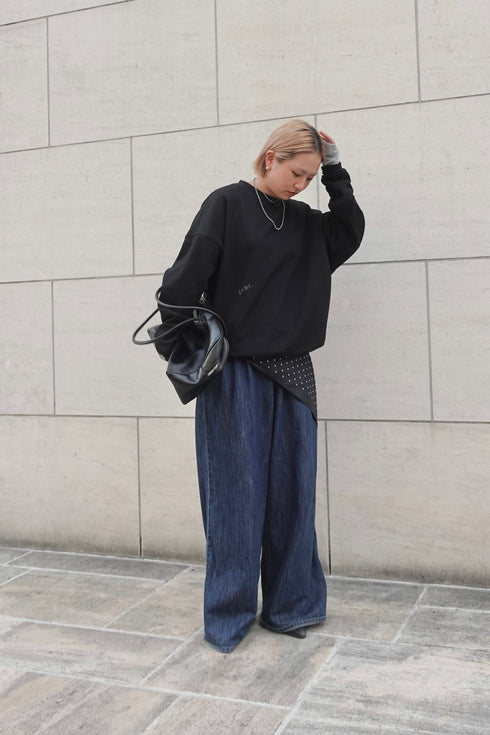 【追加:1月納品】エンブロイダリールーズスウェット