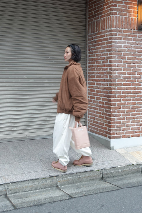 中綿スウェードブルゾン