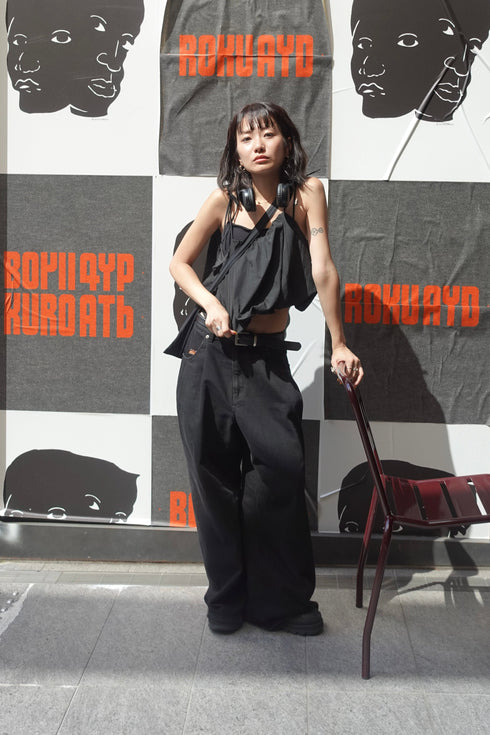 リボンストラップバルーンキャミ