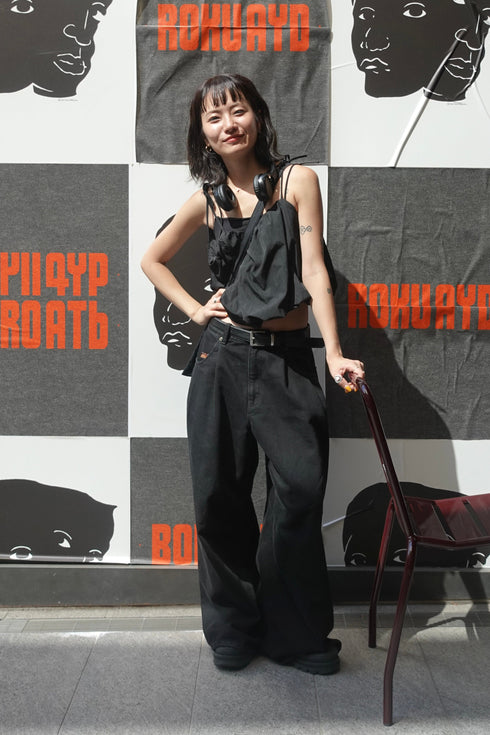 リボンストラップバルーンキャミ