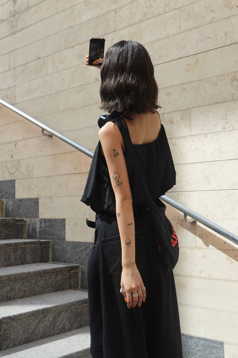 リボンストラップバルーンキャミ