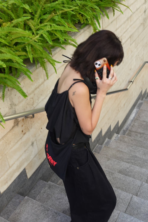 リボンストラップバルーンキャミ