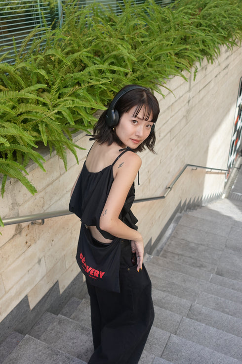 リボンストラップバルーンキャミ