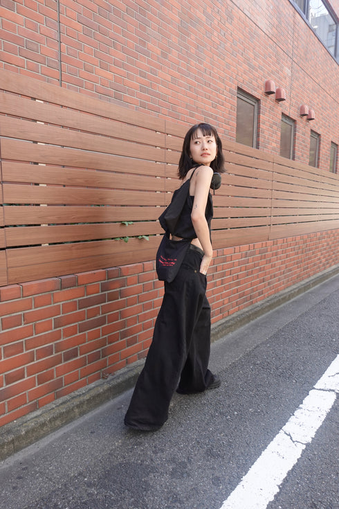 リボンストラップバルーンキャミ