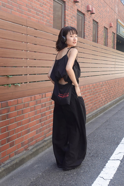 リボンストラップバルーンキャミ