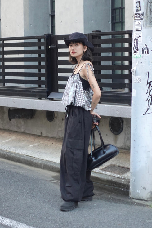 リボンストラップバルーンキャミ