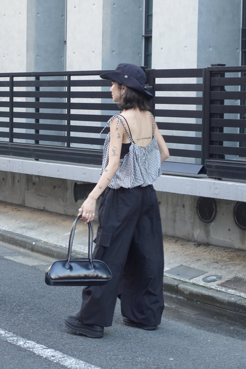 リボンストラップバルーンキャミ