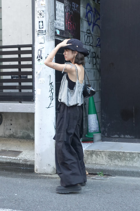 リボンストラップバルーンキャミ