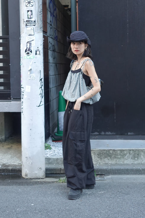 リボンストラップバルーンキャミ