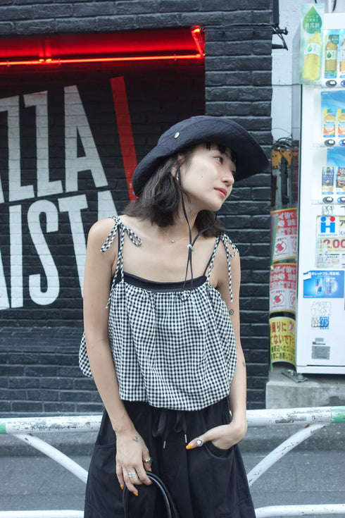 リボンストラップバルーンキャミ