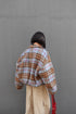 シャギーチェックブルゾン