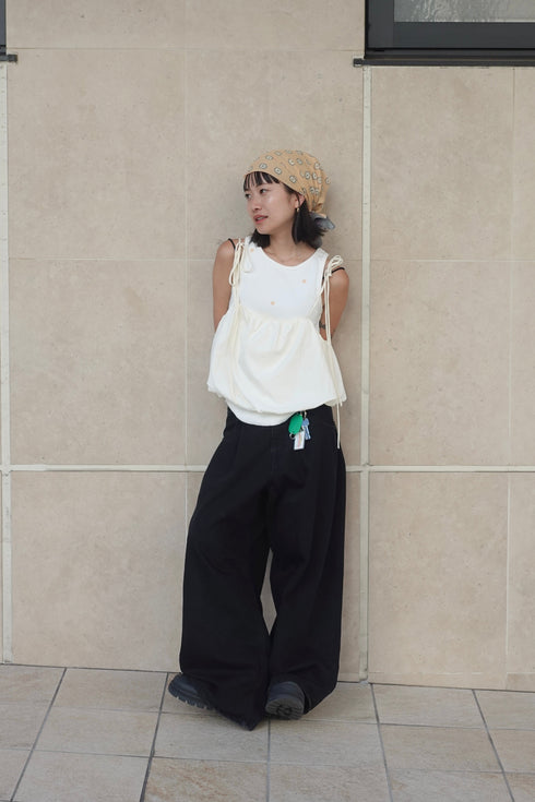 ダブルタックボーイズデニム