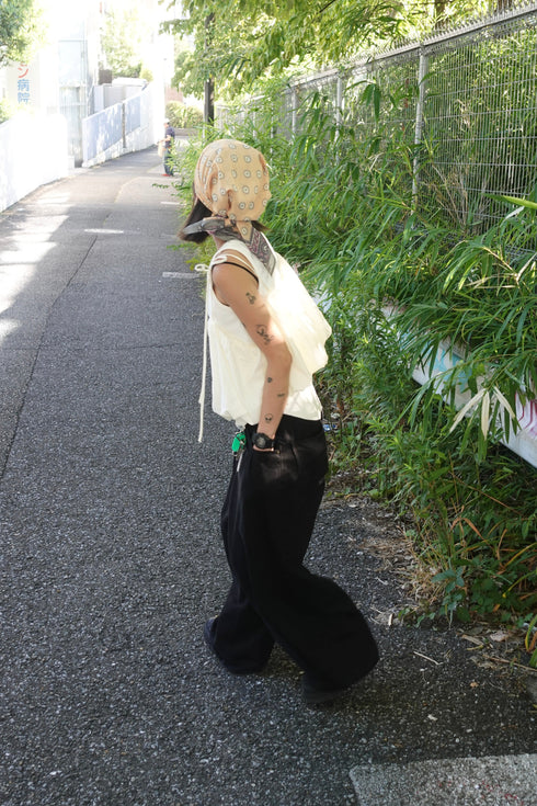 リボンストラップバルーンキャミ