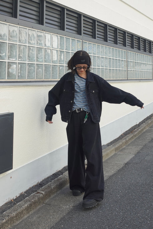 ダブルタックボーイズデニム