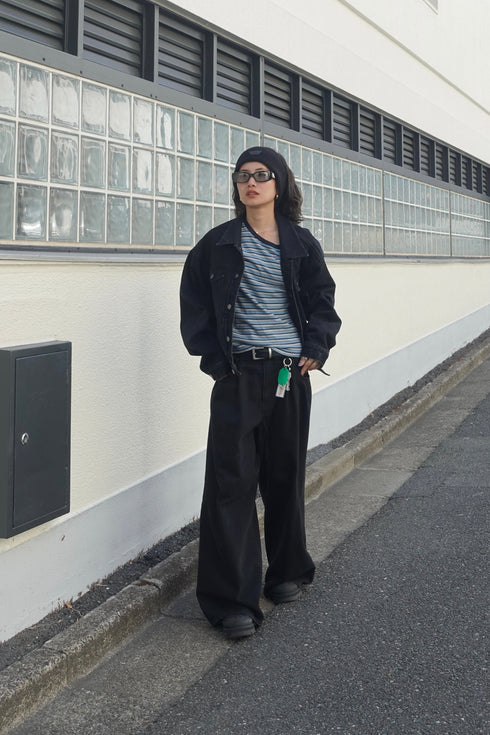 ダブルタックボーイズデニム