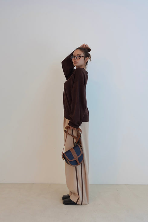 ラインボリュームパンツ