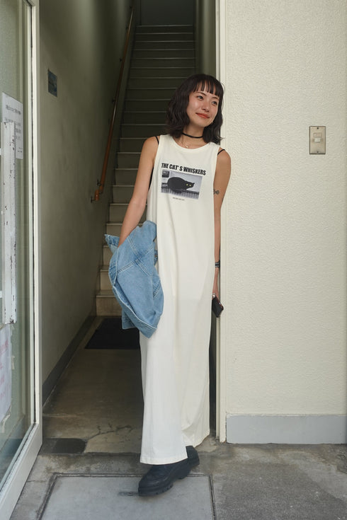 ミャオミャオノースリワンピ