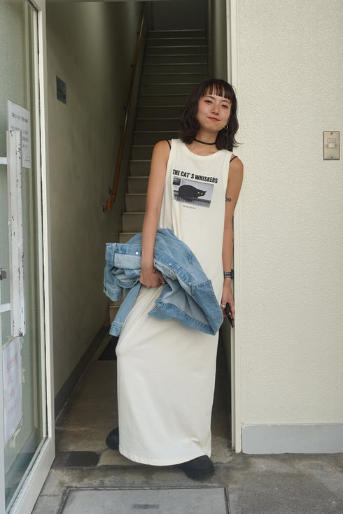 ミャオミャオノースリワンピ