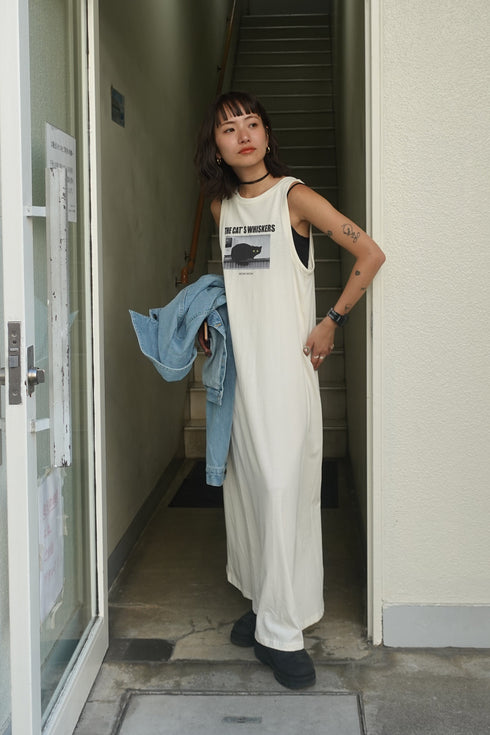 ミャオミャオノースリワンピ