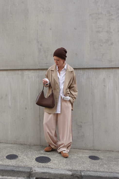 ラインボリュームパンツ