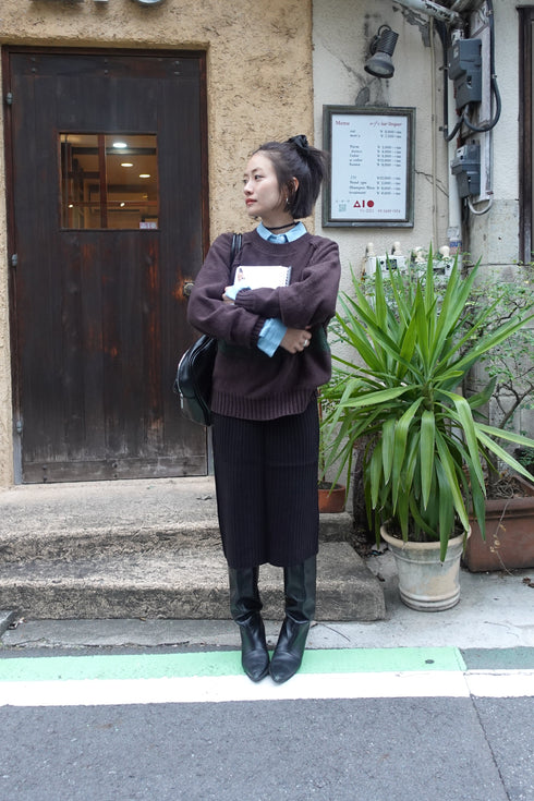 リブミドルスカート