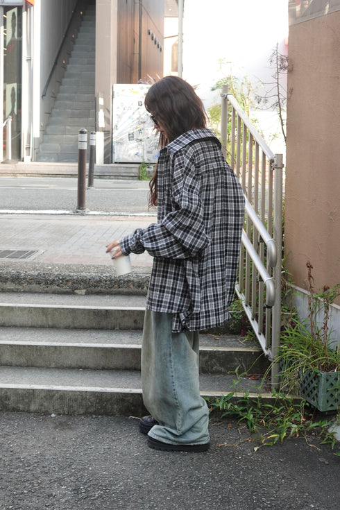 グランジルーズチェックシャツ