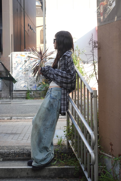 グランジルーズチェックシャツ