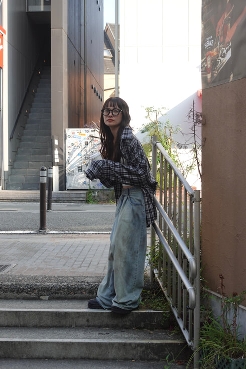 グランジルーズチェックシャツ