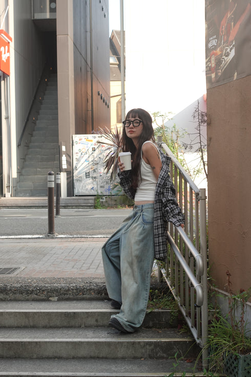 グランジルーズチェックシャツ