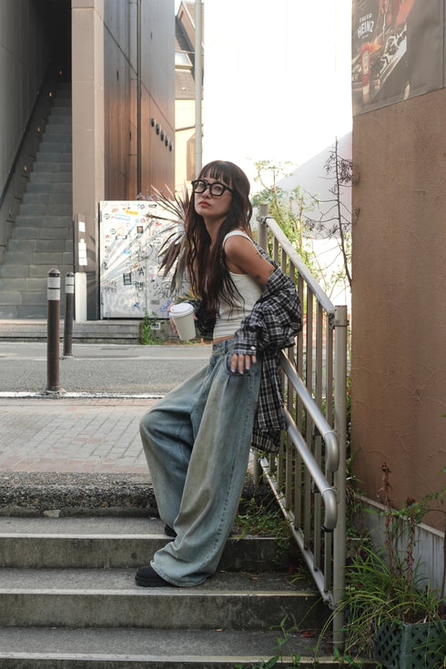 グランジルーズチェックシャツ