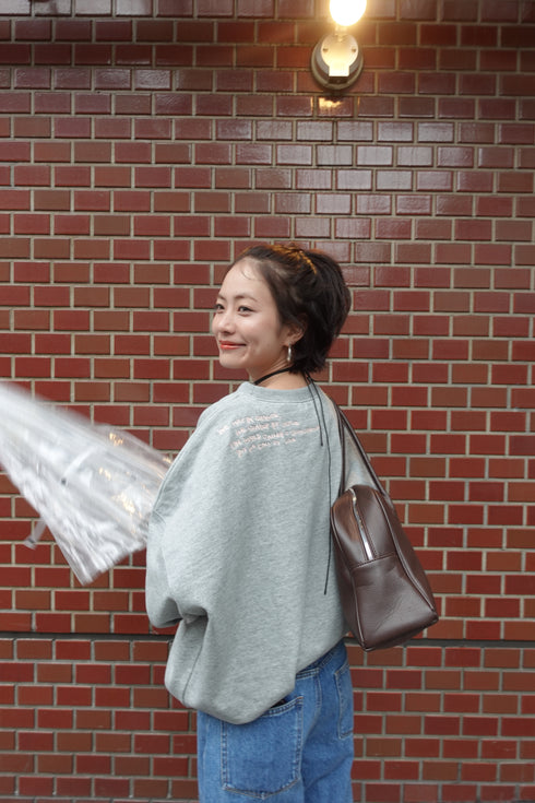 【追加:1月納品】エンブロイダリールーズスウェット