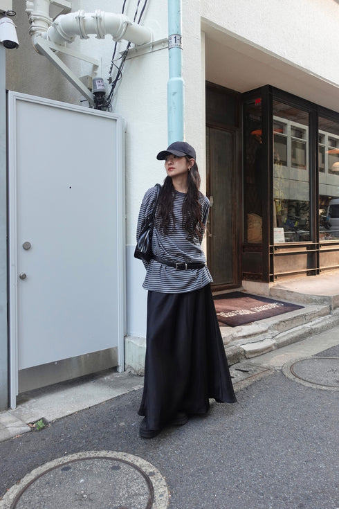 サテンルーズキャミワンピース