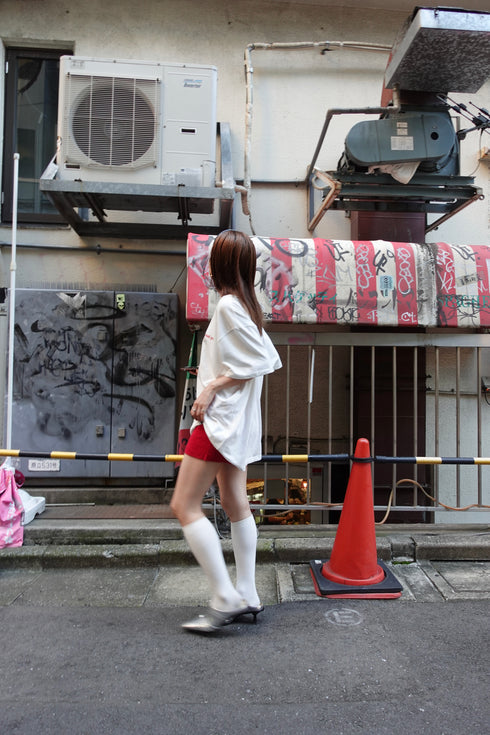 ウォッシュカラーロゴTee