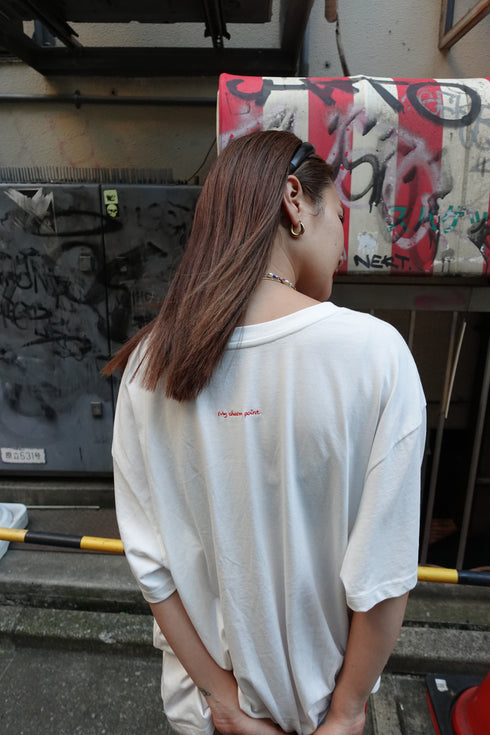 ウォッシュカラーロゴTee